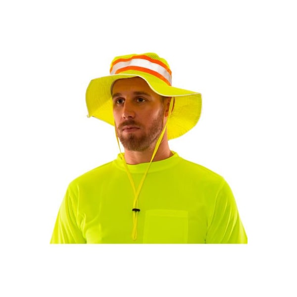 Tingley Tingley Enhanced Visibility Ranger Hat, Fluorescent Lime, Polyester, S/M H73222.S-M - main